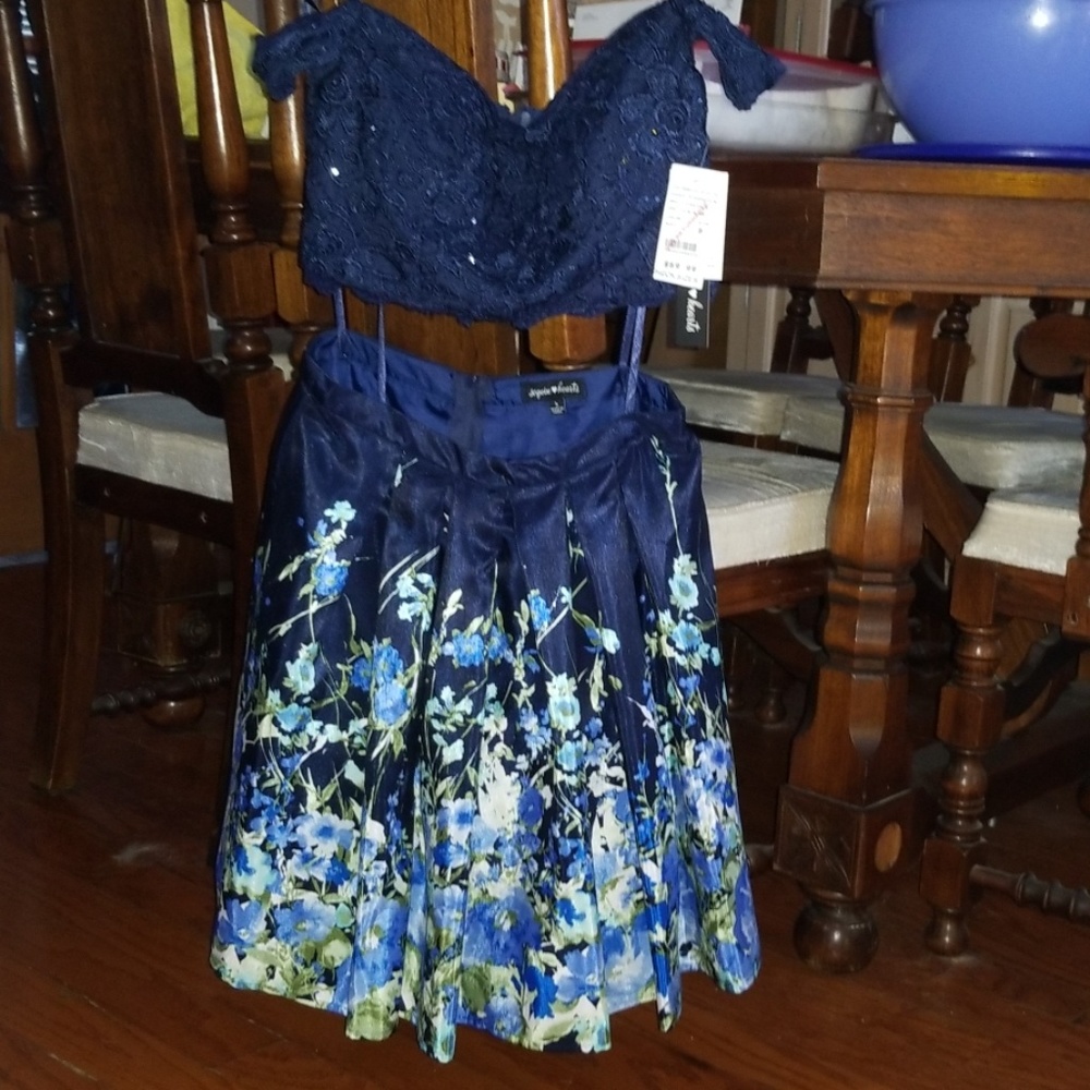 2 Piece Prom Dress